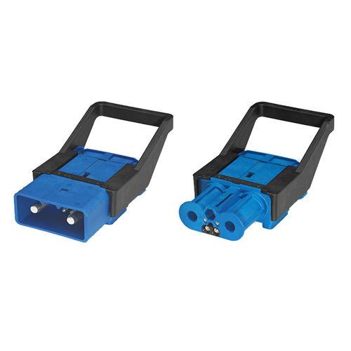 electric connector / rectangular / screw / high-current