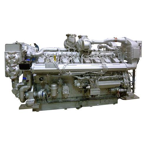 diesel engine / turbocharged / 16-cylinder / for generator sets