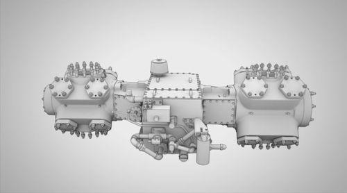 natural gas compressor / for process gas / hydrogen / reciprocating