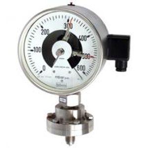 diaphragm pressure gauge / dial / process / stainless steel