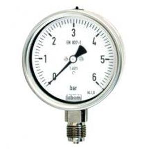 pressure gauge / Bourdon tube / dial / stainless steel