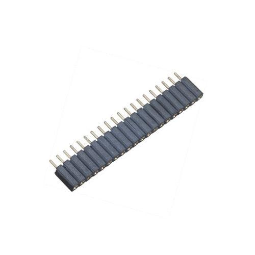 female pin header / single-row / machined / 2.54 mm (0.100