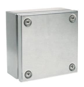 wall-mount enclosure / IP66 / stainless steel / custom