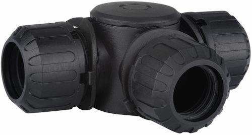 screw fitting / T type / for hoses / IP67