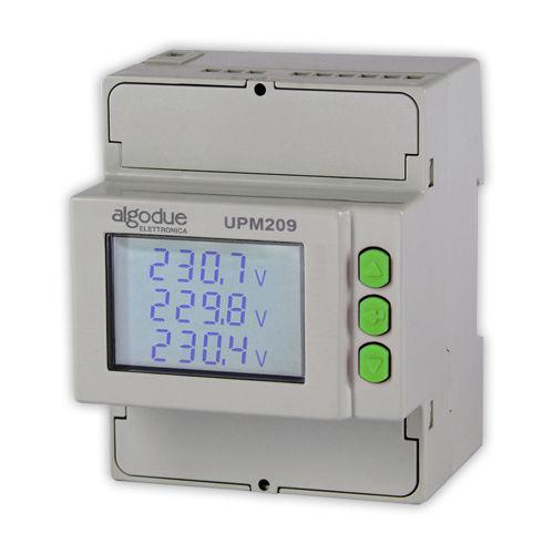 power measuring device / multi-function / three-phase / DIN rail