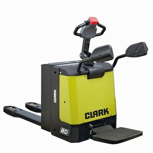 electric pallet truck / with rider platform / handling / loading