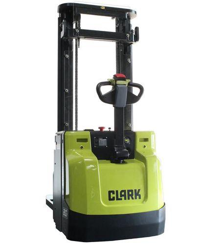 electric stacker truck / walk-behind / pallet / loading