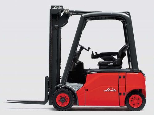 electric forklift / ride-on / narrow-aisle / counterbalanced