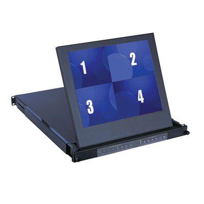 LCD monitor / 1280 x 1024 / rack-mount / dust-proof