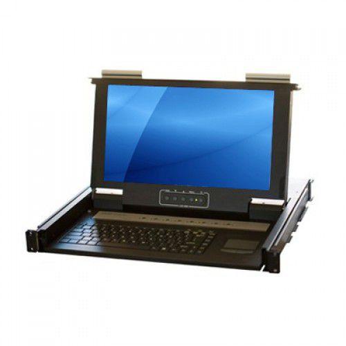 rack drawer keyboard / 86-keys / with touchpad / with LCD screen