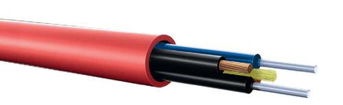 hybrid cable / fiber optic / multi-conductor / insulated