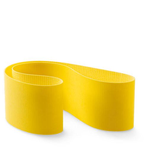 polyurethane conveyor belt / reinforced