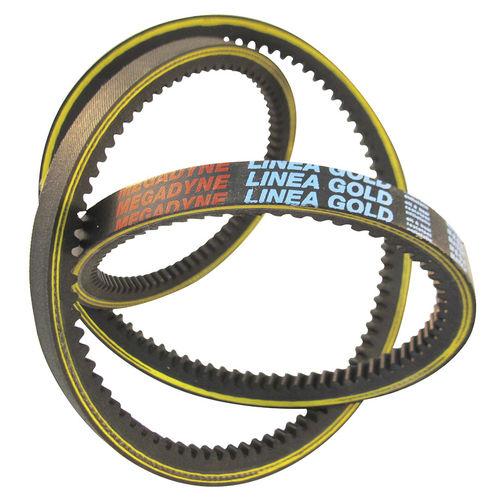 slotted belt / raw edge