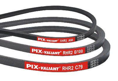 trapezoidal transmission belt / for harvester / wrapped