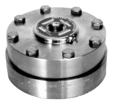 diaphragm seal with flange connection / for pressure gauges / process