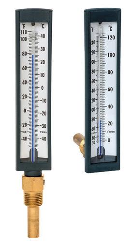 direct-reading thermometer / liquid / compact / industrial