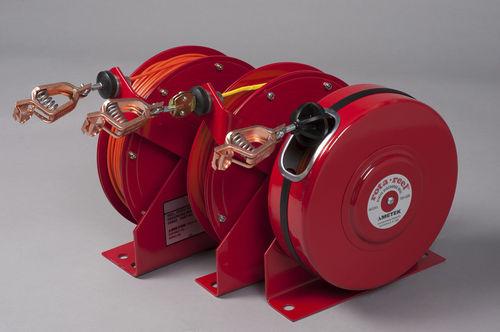 grounding reel / retracting / fixed / heavy-duty