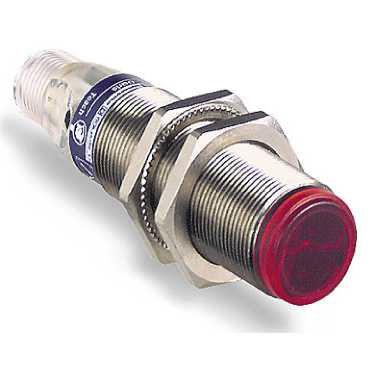 reflex type photoelectric sensor / cylindrical / laser