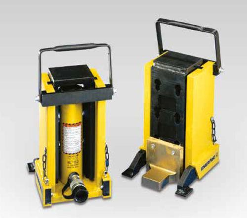 hydraulic jack / for heavy-duty applications / machinery toe / for lifting