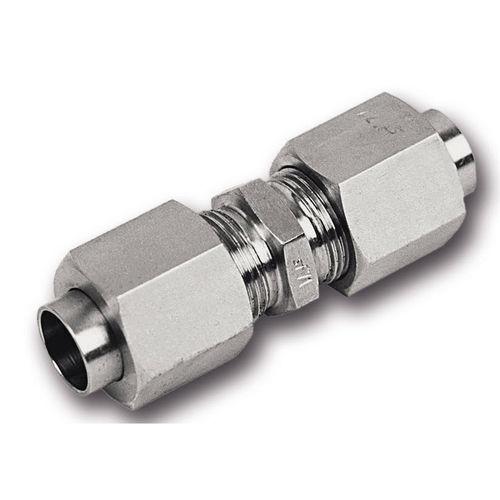 union instant coupling / 37° flare / straight / stainless steel