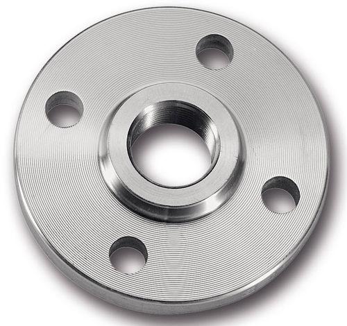 pipe flange / stainless steel / threaded