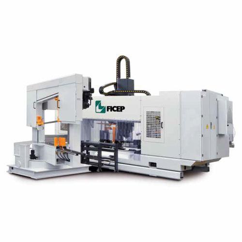 CNC drilling line / single-spindle / beam