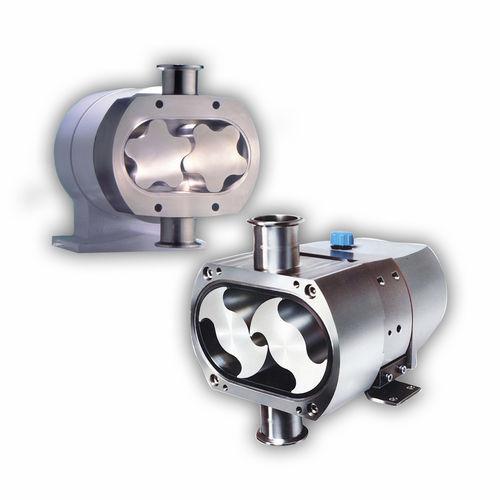 water pump / rotary lobe / for hygienic applications / stainless steel