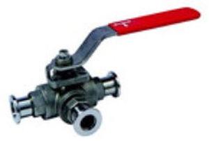 ball valve / manual / 3-way