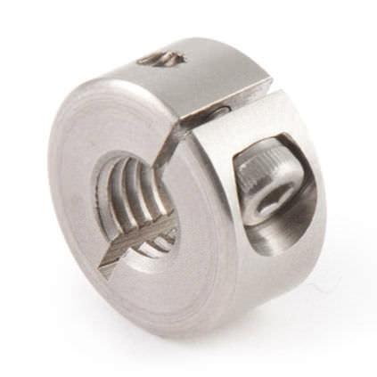 rigid coupling / threaded shaft collar / stainless steel