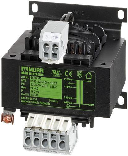 control transformer / isolation / open type / wall-mount