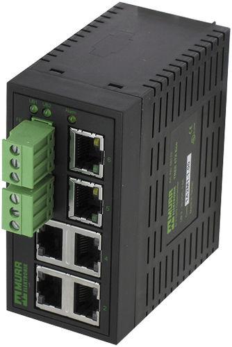 unmanaged network switch / industrial / 6 ports / DIN rail