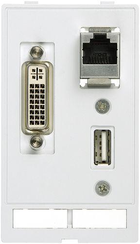 USB connector / RJ45 / rectangular / push-pull