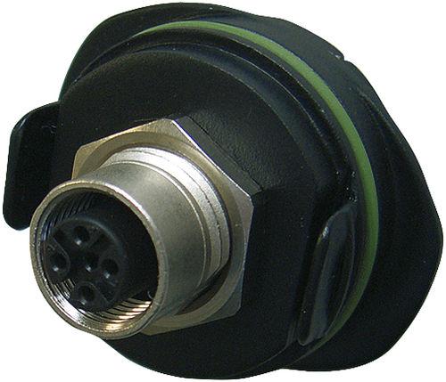 oval plug / male / plastic / for cable input