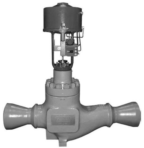 globe valve / control / for steam / corner