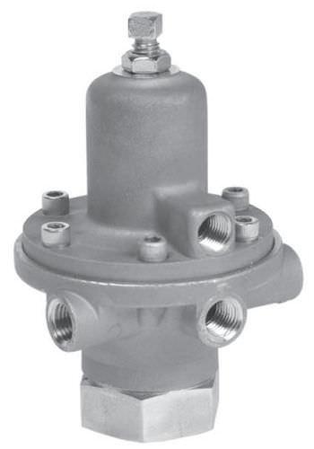 gas pressure regulator / membrane / two-stage / high-pressure