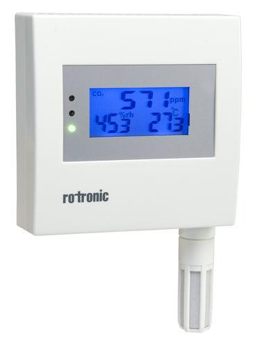 relative humidity transmitter / CO2 / with temperature measurement