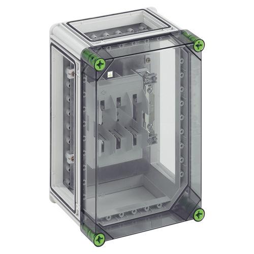 NH fuse enclosure / polycarbonate / with transparent cover