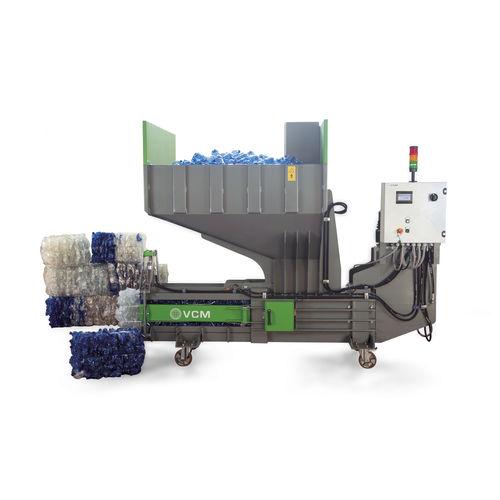 recycling waste compactor / horizontal