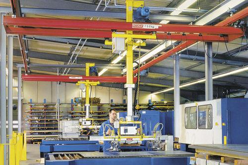 electric manipulator / with hoist / positioning / hanging