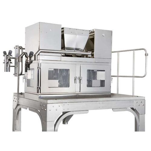 multihead weighing machine / with gravity feeders / for bulk materials / for the food industry