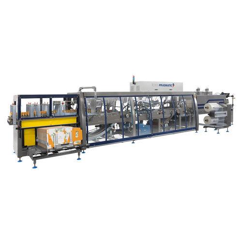 horizontal cartoner-sleeve wrapping machine / automatic