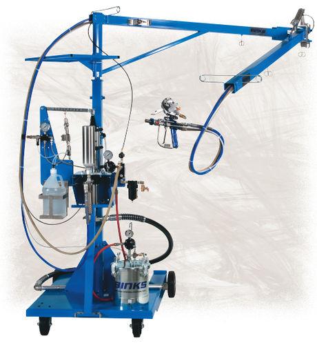 resin spraying unit / pneumatic