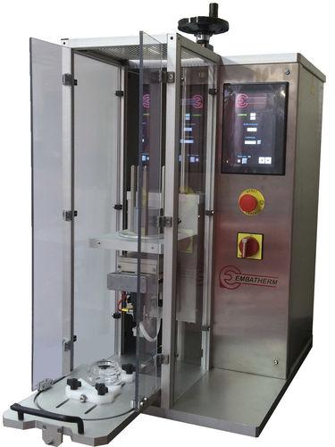 semi-automatic heat sealer / pneumatic / conduction / ferromagnetic