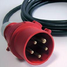 high-voltage cable / spiral / assembled / DIN