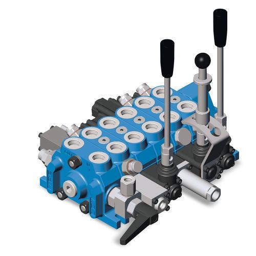 monobloc hydraulic directional control valve / modular