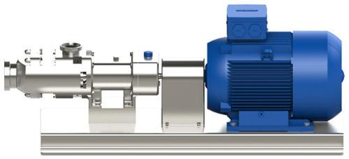 electrically-powered pump / screw / for the food industry / for the cosmetics industry