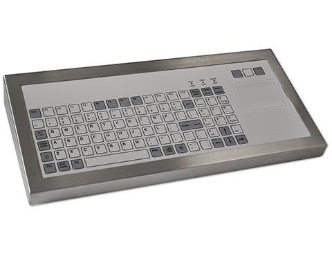 desktop keyboard / 96-key / with touchpad / polyester