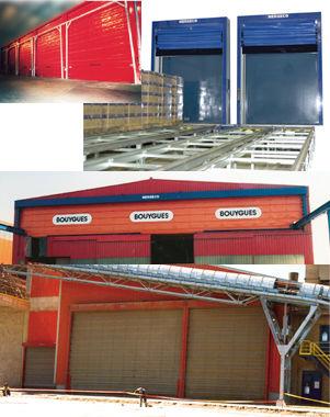 roll-up doors / overhead crane / high-speed