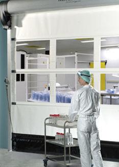 roll-up doors / indoor / clean-room / access