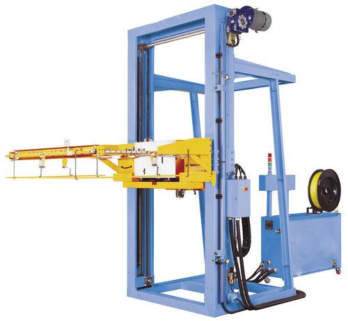 horizontal strapping machine / pallet / semi-automatic